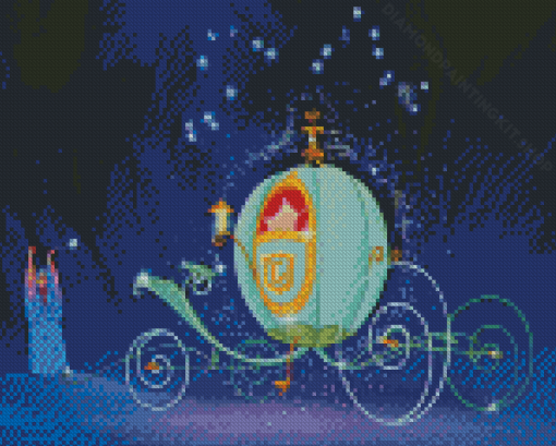 Cinderella Coach Diamond Painting