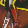 Close Up RCMP On Horse Diamond Painting