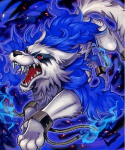 Fenrir The Nordic Wolf Diamond Painting