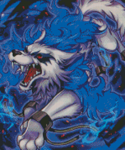 Fenrir The Nordic Wolf Diamond Painting