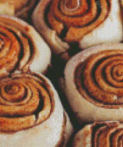 Fresh Baked Cinnamon Roll Diamond Painting