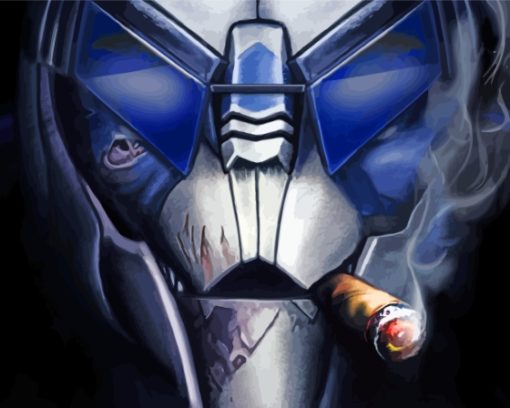 Garrus Vakarian With Cigaret Diamond Painting