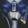 Garrus Vakarian With Cigaret Diamond Painting