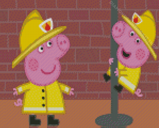 George Pig Diamond Painting