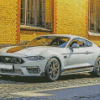 Grey Ford Mustang Mach 1 Car Diamond Painting