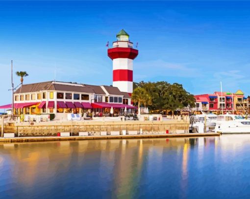 Harbour Town Golf Links Hilton Head Island Diamond Painting