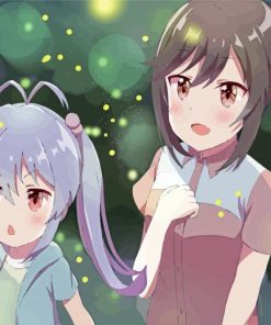 Hotaru And Renge From Non Non Biyori Diamond Painting