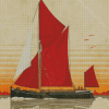 Thames Sailing Barge Diamond Painting