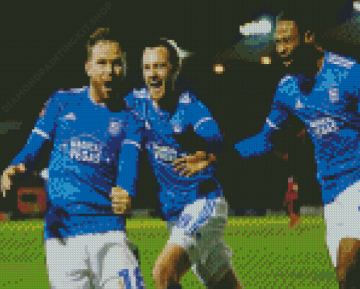 Ipswich Town FC Football Players Diamond Painting