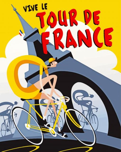 Le Tour De France Poster Diamond Painting