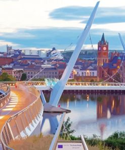 Londonderry Northern Ireland Peace Bridge Diamond Painting