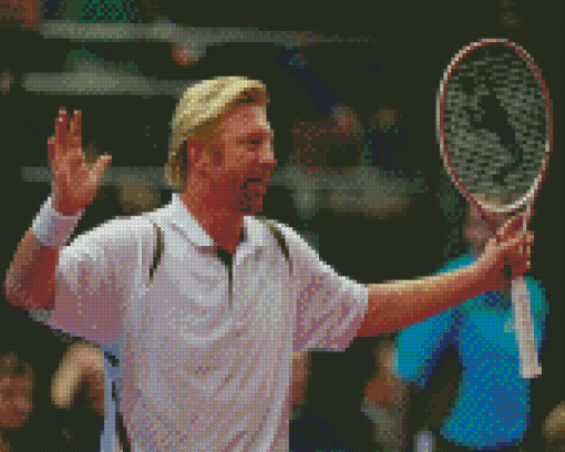 The Legend Boris Becker Diamond Painting