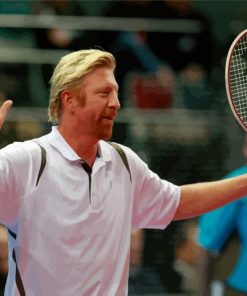 The Legend Boris Becker Diamond Painting