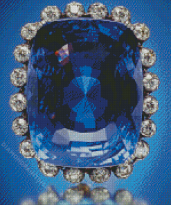 The Sapphire Gemstone Diamond Painting