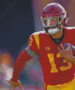 USC Trojans Footballer Diamond Painting