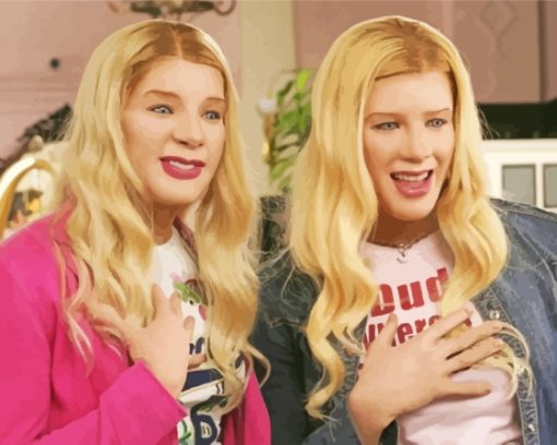 White Chicks Film Diamond Painting