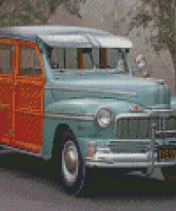 Woody Car Diamond Painting