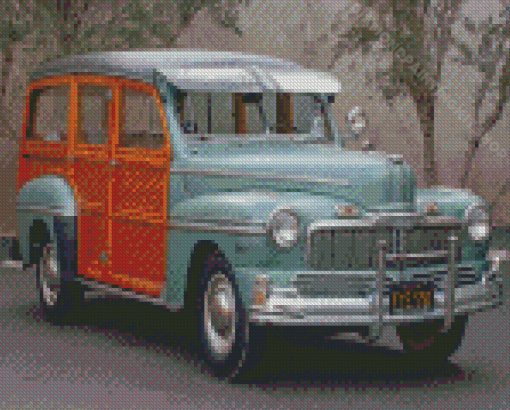 Woody Car Diamond Painting