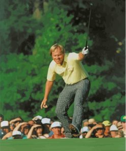 Young Jack Nicklaus Playing Golf Diamond Painting