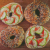 Aesthetic Bagels Diamond Painting