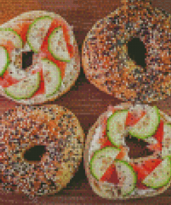 Aesthetic Bagels Diamond Painting