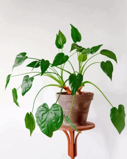 Alocasia Pot Plant Diamond Painting