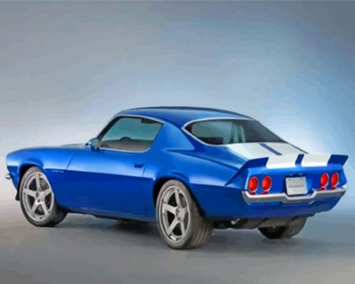 Blue 1970 Camaro Diamond Painting