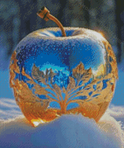 Blue Apple Diamond Painting