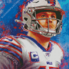 Buffalo Bills Josh Allen Diamond Painting