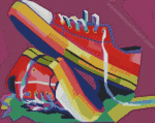 Converse Pop Art Diamond Painting