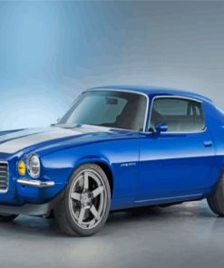 Cool 1970 Camaro Z28 Blue Diamond Painting