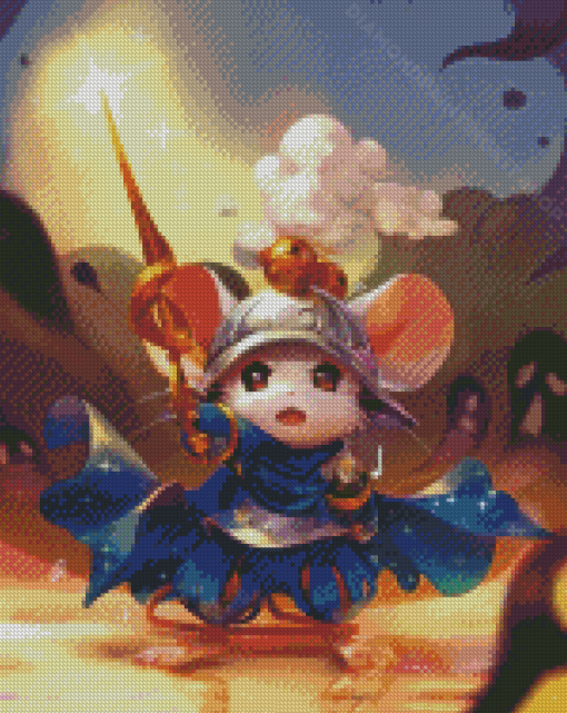 Cute Warrior Mice Diamond Painting