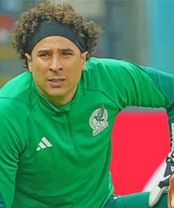 Football Player Guillermo Ochoa Diamond Painting