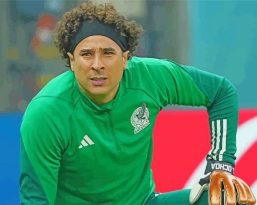 Football Player Guillermo Ochoa Diamond Painting