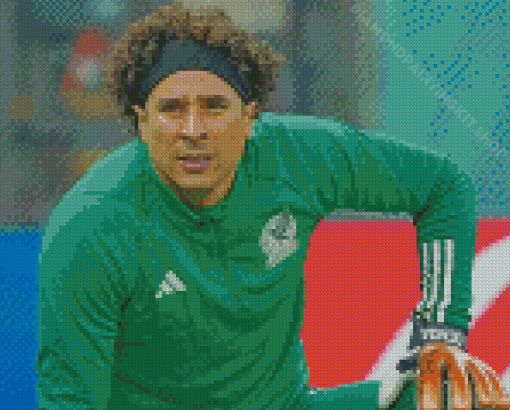 Football Player Guillermo Ochoa Diamond Painting