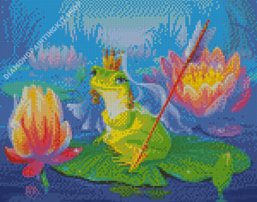 Frog Queen Diamond Painting