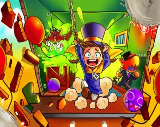 Hat In Time Diamond Painting