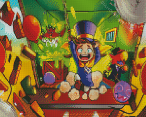 Hat In Time Diamond Painting