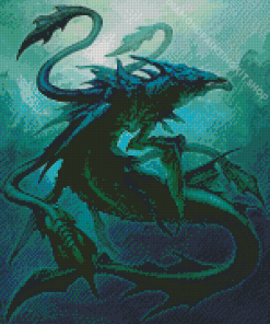 Leviathan Serpent Diamond Painting