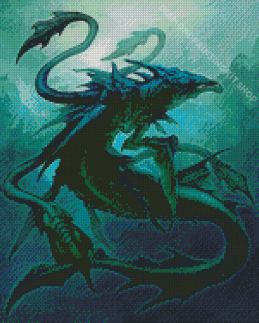 Leviathan Serpent Diamond Painting