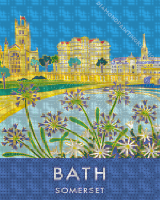 City Of Bath Poster Diamond Painting