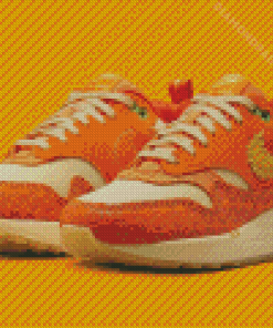 Orange Nike Air Max 1 Diamond Painting