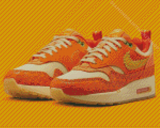 Orange Nike Air Max 1 Diamond Painting