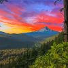 Pacific Crest Trail Sunset Diamond Painting