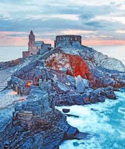 Porto Venere Chiesa Di San Pietro Diamond Painting