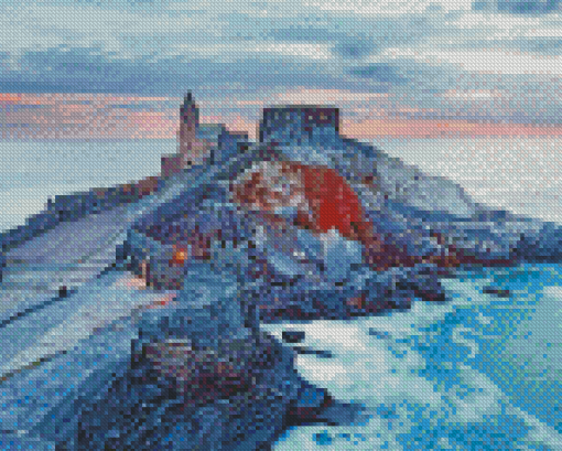 Porto Venere Chiesa Di San Pietro Diamond Painting