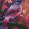 Purple Bird Diamond Painting