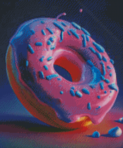 Purple Donut Diamond Painting