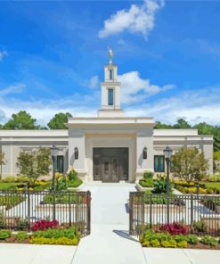 Raleigh North Carolina Temple Diamond Painting