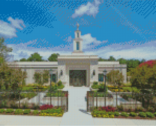 Raleigh North Carolina Temple Diamond Painting